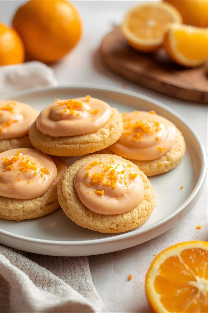 Melt-in-Your-Mouth Orange Creamsicle Sugar Cookies